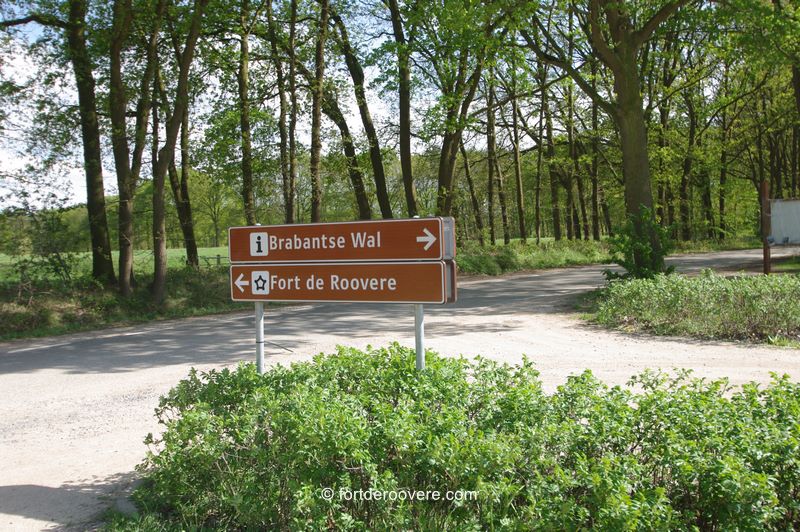 parkeren Fort de Roovere